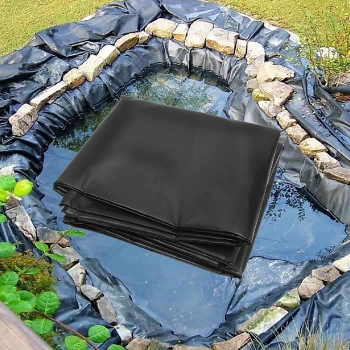 Revestimiento para estanques, 2 m x 3 m, revestimiento plegable y duradero, ideal para estanques pequeños, estanques de jardín y fuentes.