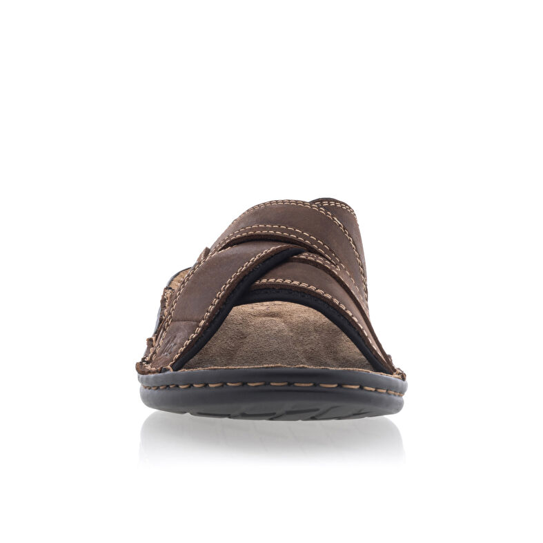  Brune sandaler / sko med åpen tå for menn