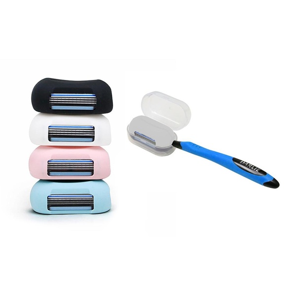 Funda para cepillo de dientes Envie 2 en 1 con afeitadora de dedos, color blanco | Para hombre | Superdrug