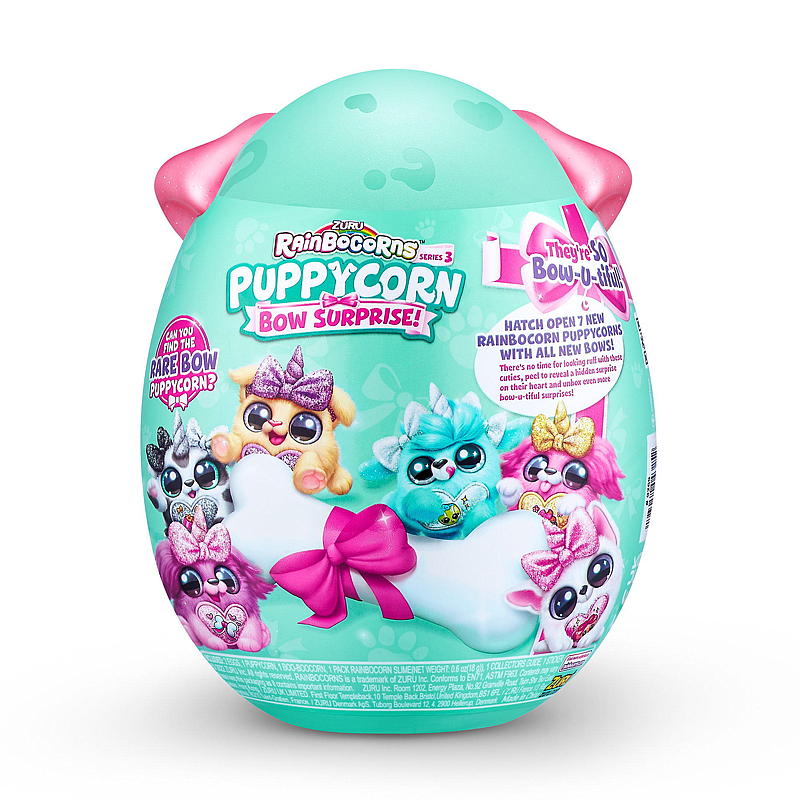 Rainbocorn Puppycorn Bow overraskelse, S6