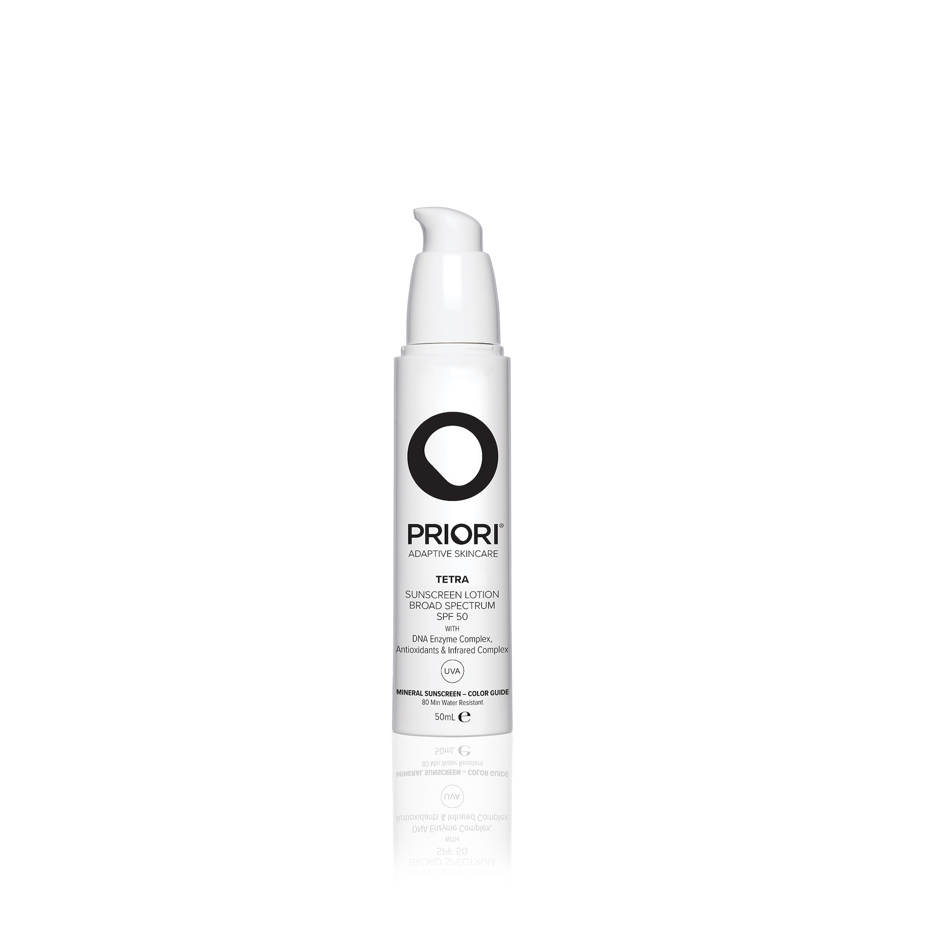 Loțiune de protecție solară Tetra cu spectru larg SPF50 50 ml - PRIORI