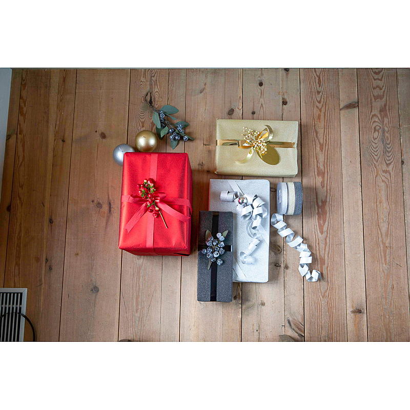 Hem Julpapper 2 x 70 cm, glitter