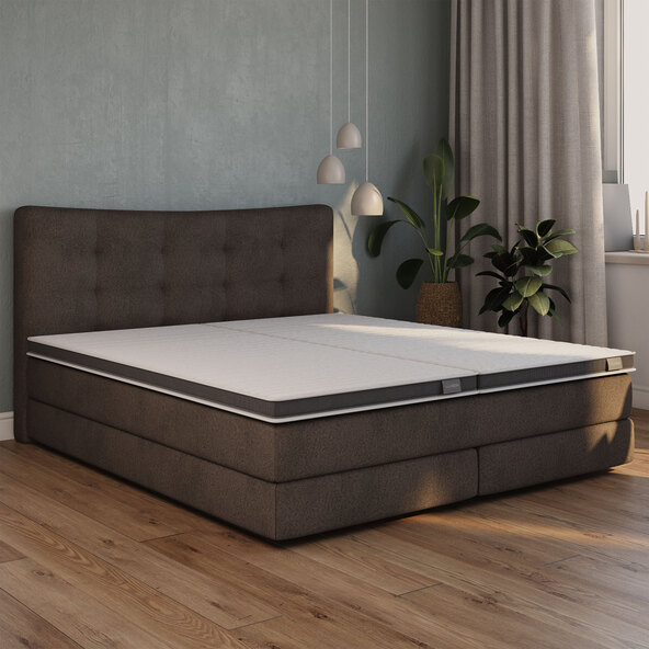 Luxe matrastopper met actief gelschuim, 90 x 200 cm