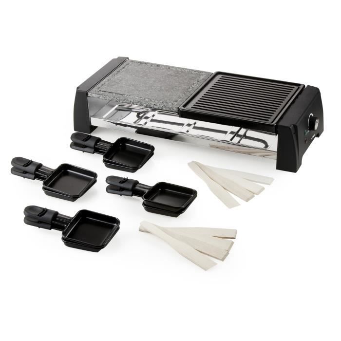 Raclette - Grelha - Pedra de Cozinha DOMO - 8 pessoas DO9190G