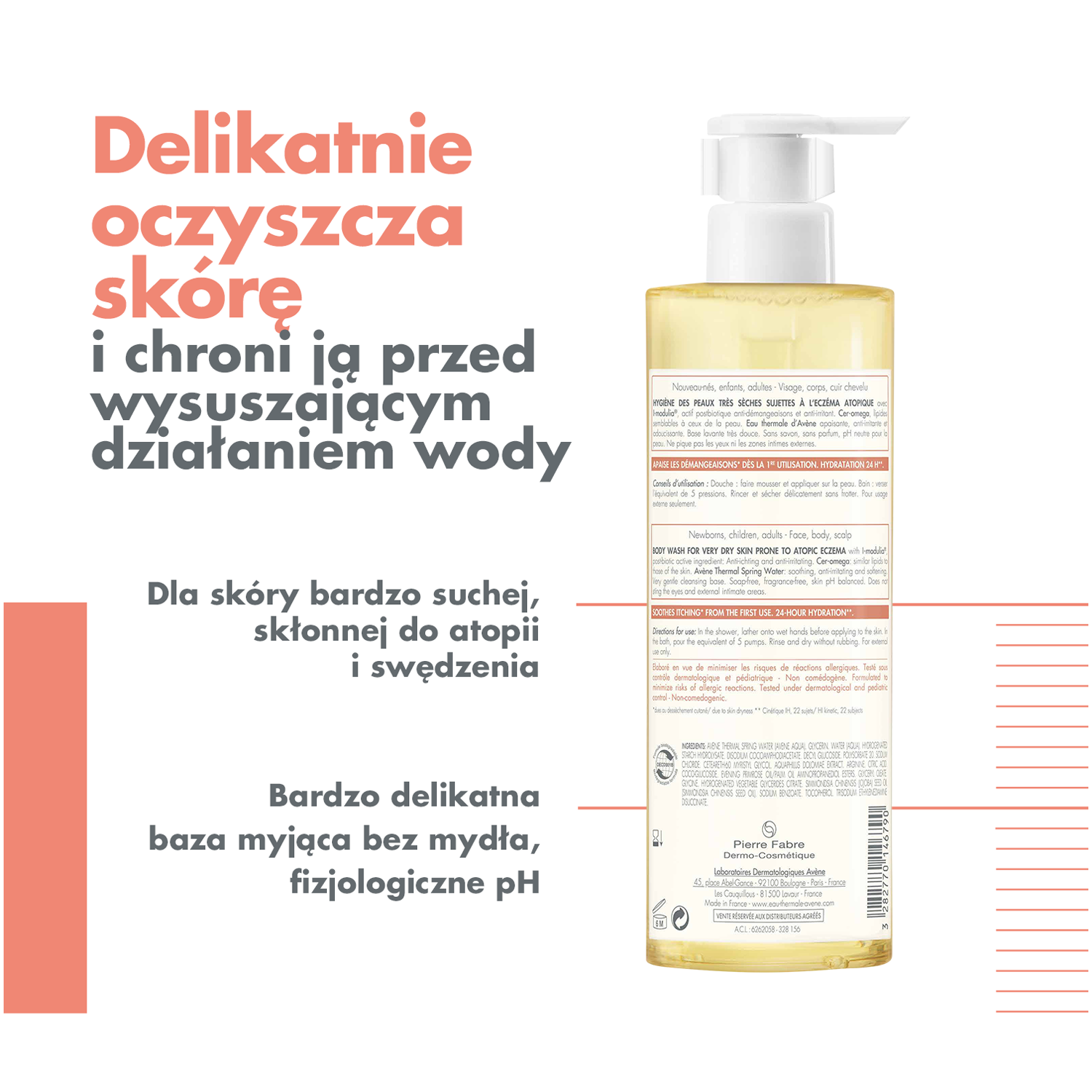 Olio corpo Avène 400 ml