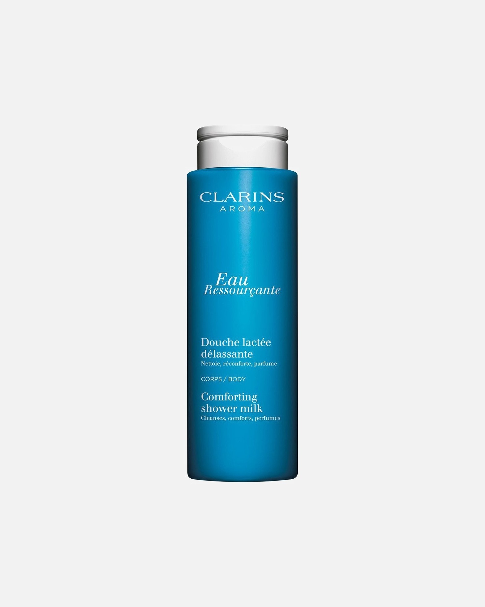 Clarins dušas želeja Eau Ressourcante nomierinošs dušas pieniņš – 200 ml