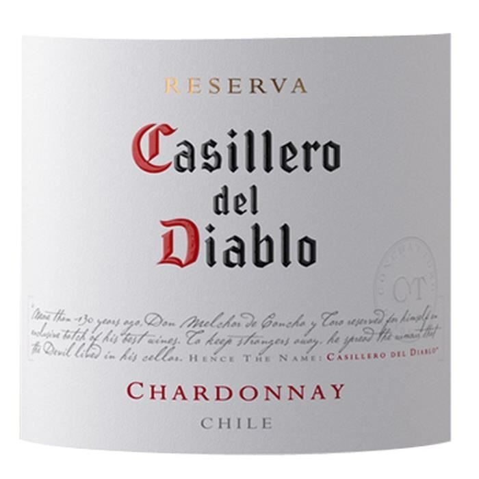 Casillero del diablo Reserva 2024 Chardonnay - Vino blanco de Chile