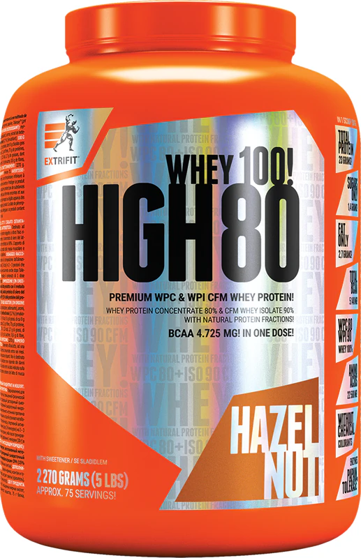 Extrafit High Whey 80 wei-eiwit voedingssupplement