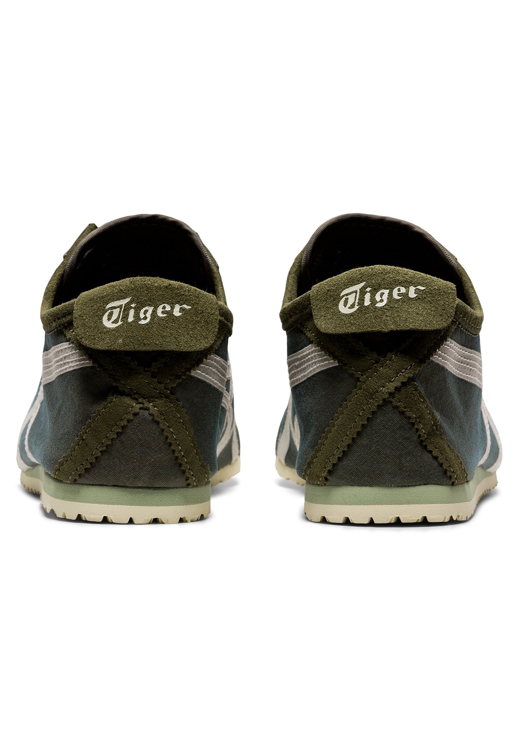 Onitsuka Tiger MEXICO 66 SLIP-ON - Edzőcipő - KÖTÉNYZÖLD/NYÍRFEKETÉBŐL