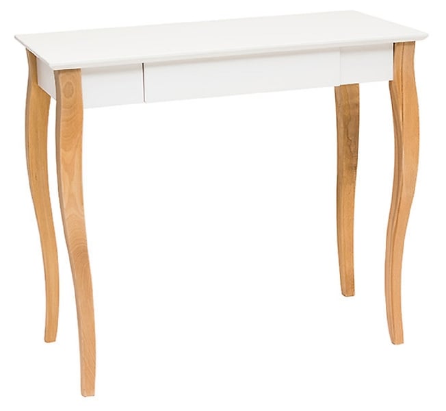 Biurko Lillo 85 cm z szufladą białe