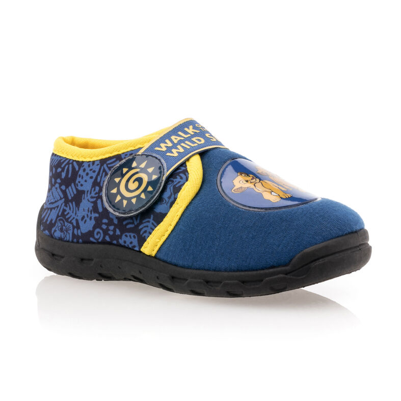 Pantuflas azules para niño