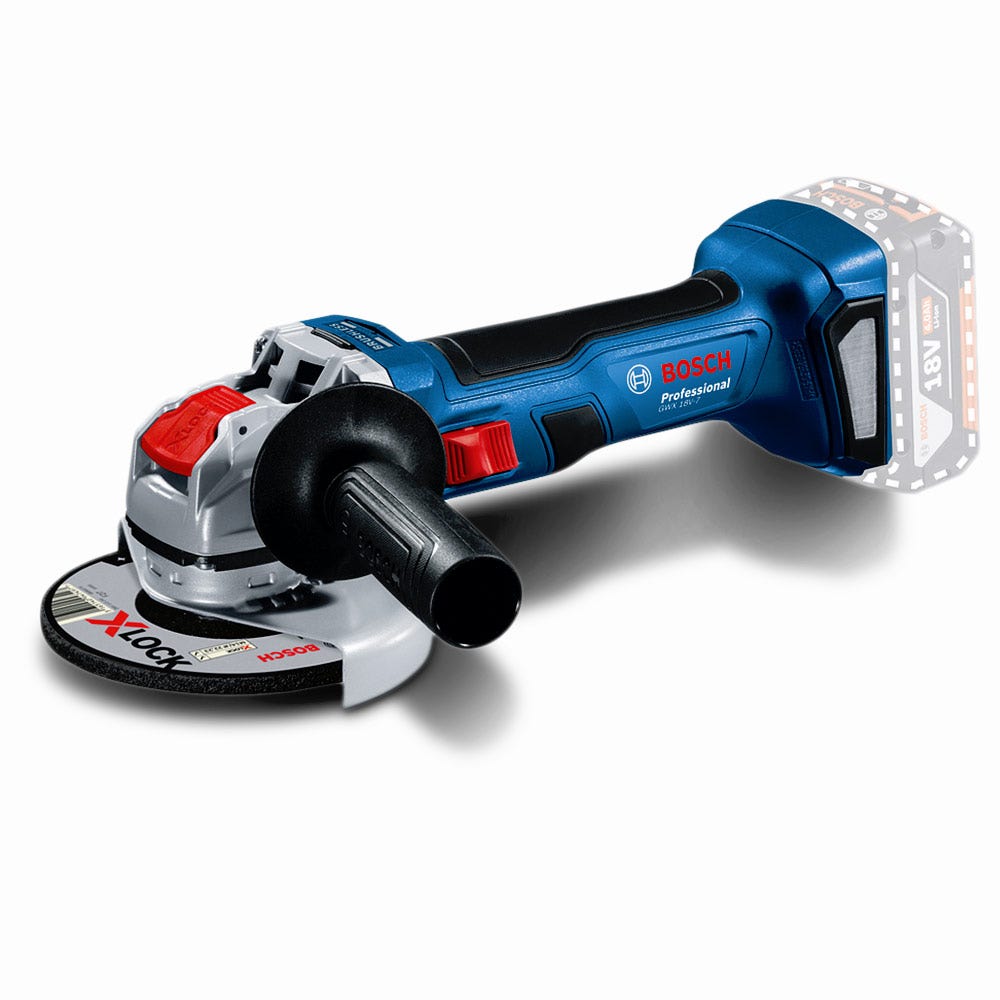 Esmerilhadeira angular BOSCH 18V X-LOCK GWX 18V-7 Skin 0.601.9J8.501