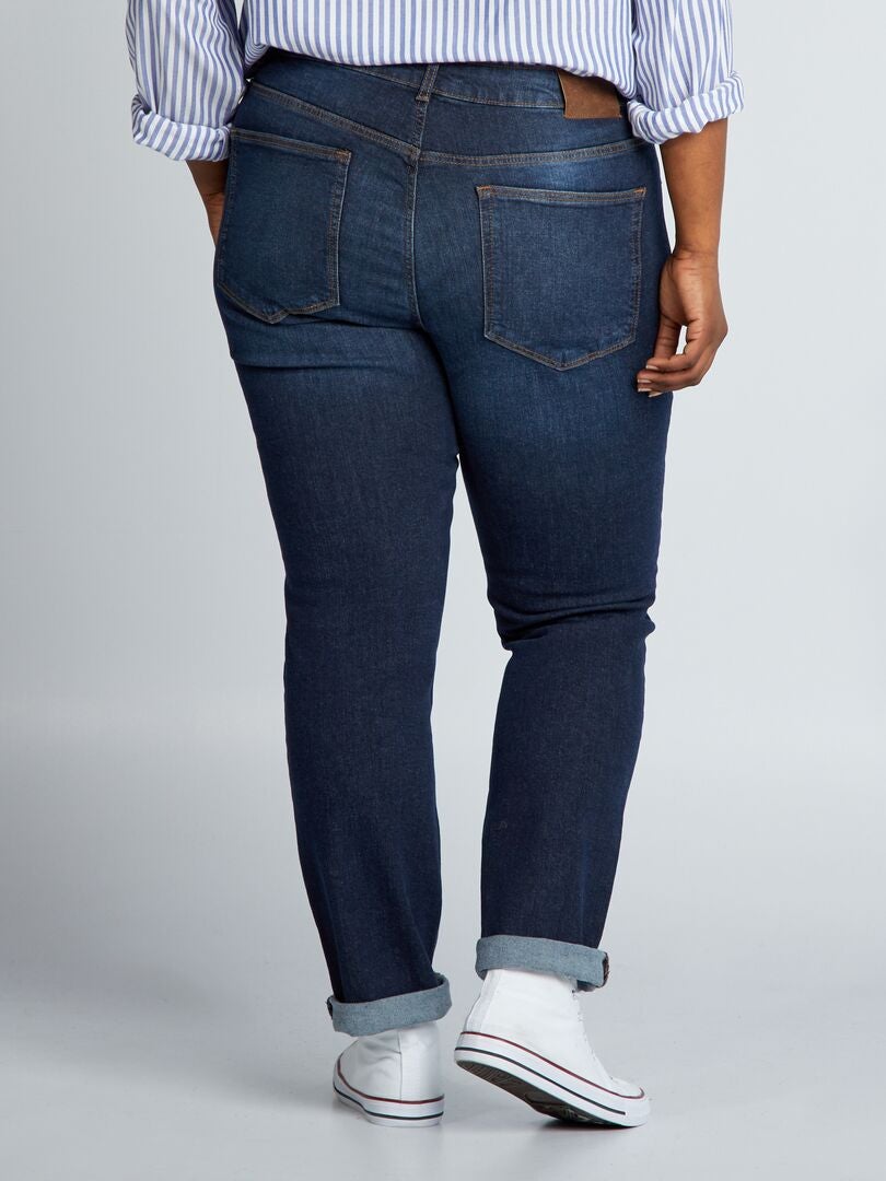 Calça jeans regular de 5 bolsos tamanho L30 - AZUL
