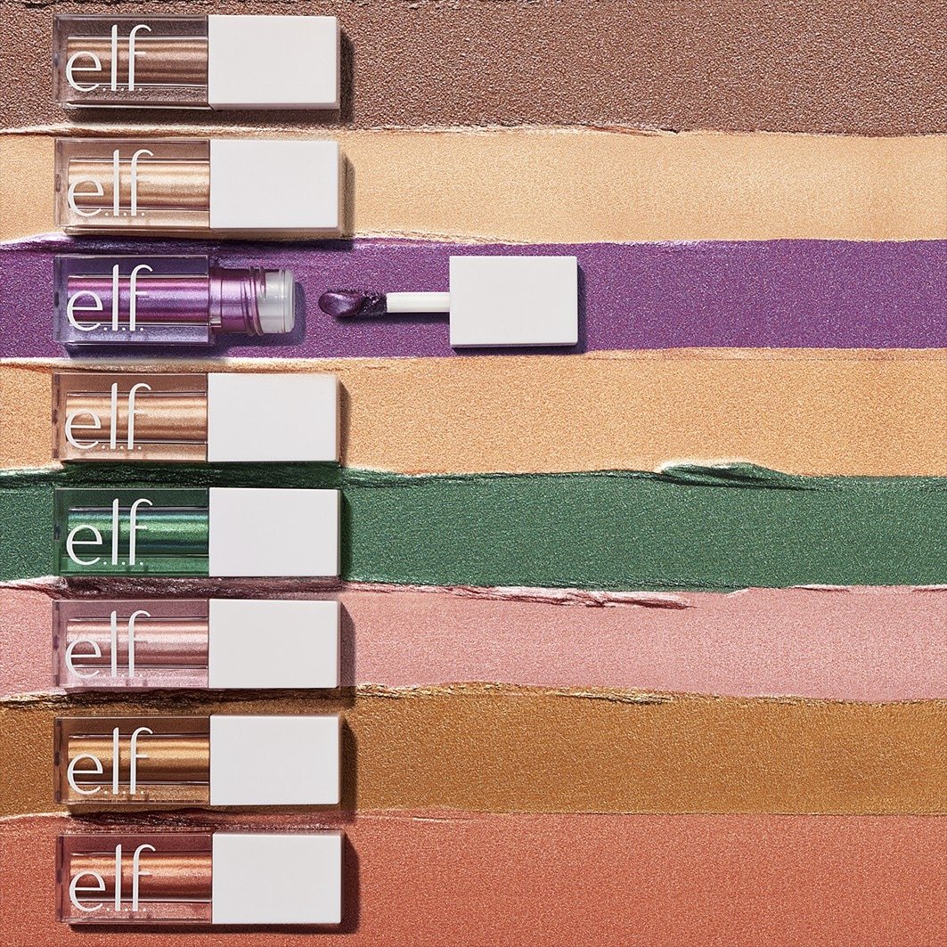„elf Cosmetics“ skysti metaliniai akių šešėliai – 3 ml