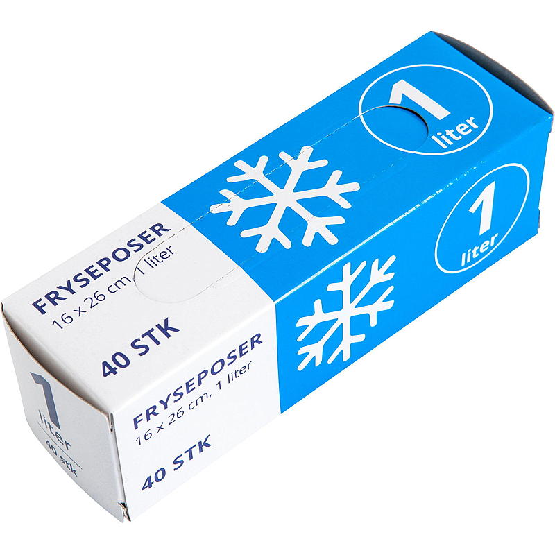 Hurtigfryseposer 1 l 40 stk.