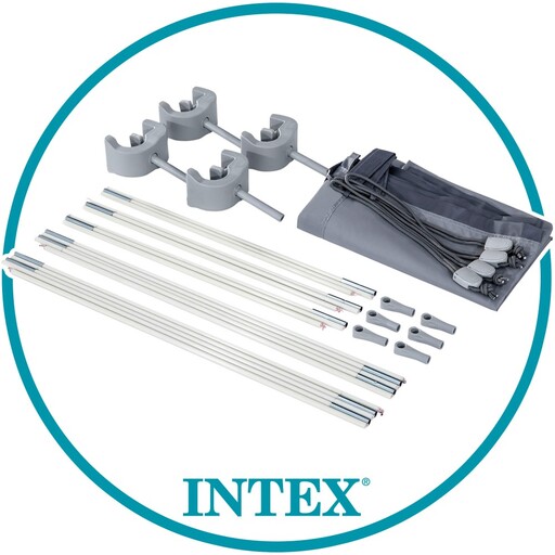Copertine tubulare pentru piscine cu protecție UV+50 Intex