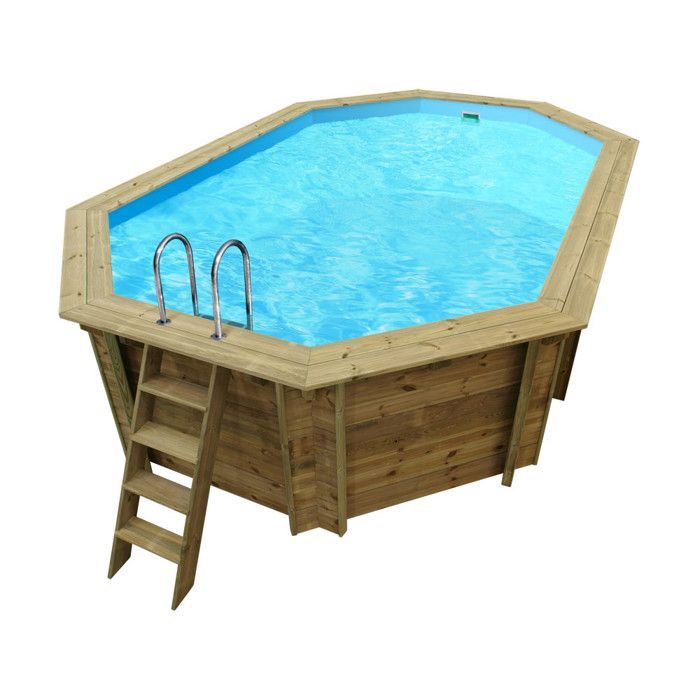 Piscina de madeira 
