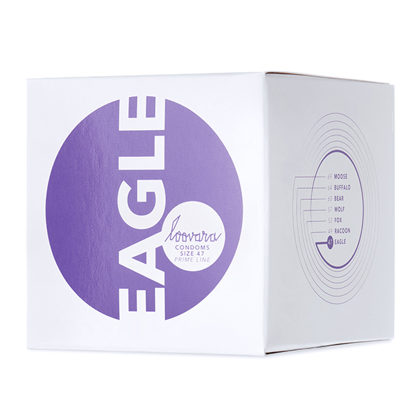 „Loovara“ prezervatyvai „Eagle“, 47 vnt. (12 vnt. pakuotė) | Sveikata | „Superdrug“