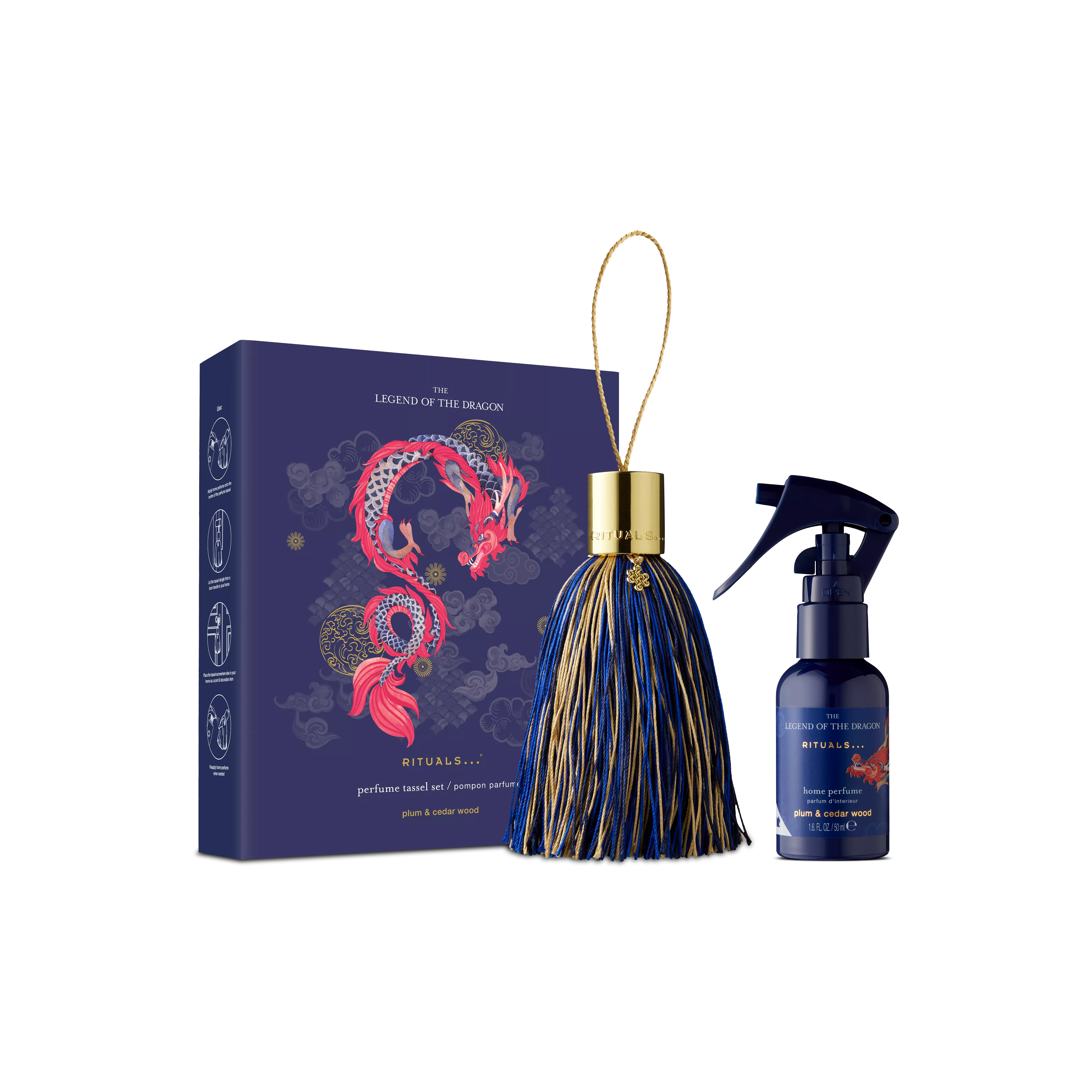 Coffret de pompons parfumés La Légende du Dragon