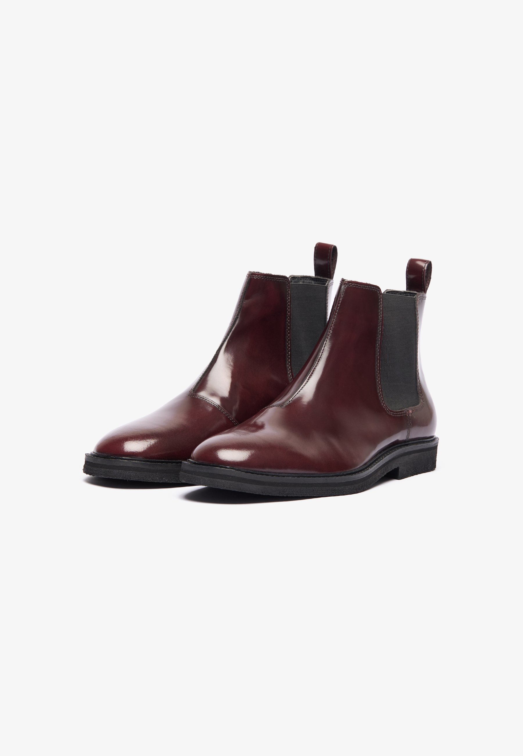 Zign LEATHER - Klassieke enkellaarsjes - bordeauxrood
