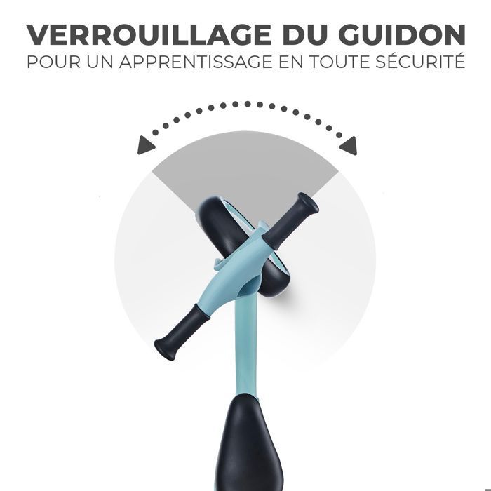 Draisienne Bébé Kinderkraft TOVE, Légère, Roues Mousse EVA, Selle Réglable, Poignées Antidérapantes, Jusqu’à 25kg, Summer Mint