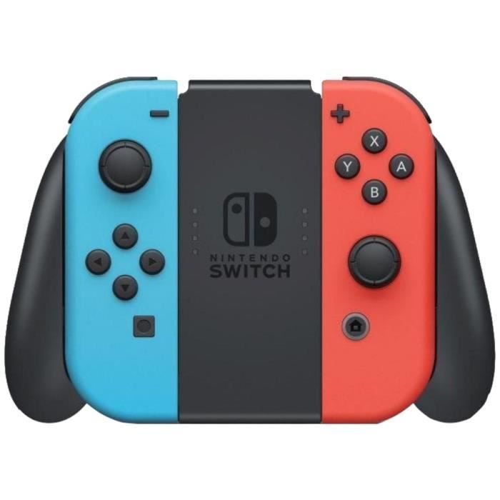 Pack Nintendo : Console Nintendo Switch - Modèle OLED • Néon + Disney Illusion Island + Pochette Splatoon 3