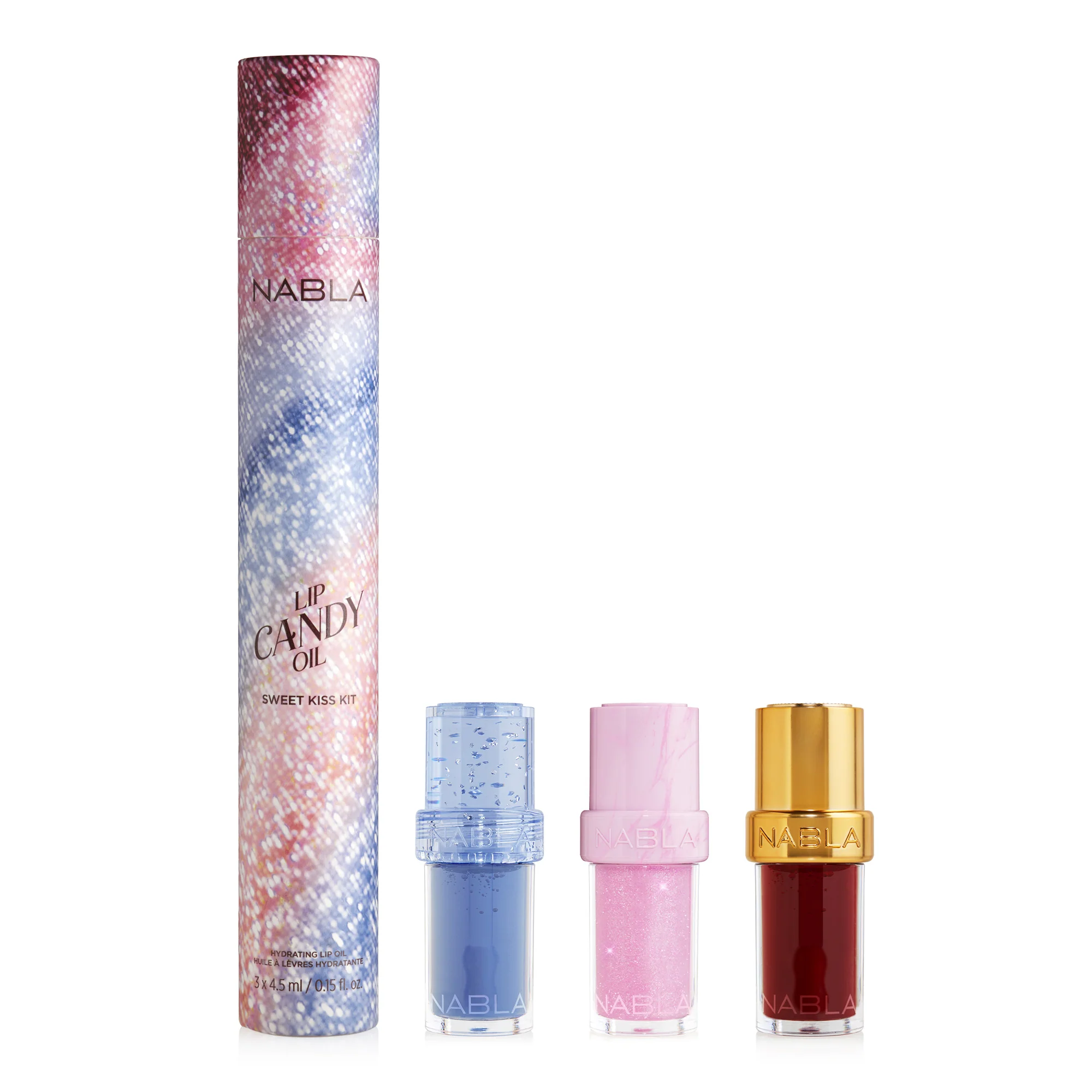 Labbra Lip Oil Kit (Blueberry + Pomegranate + Bubblegum) - Cofanetto Make Up, Gloss