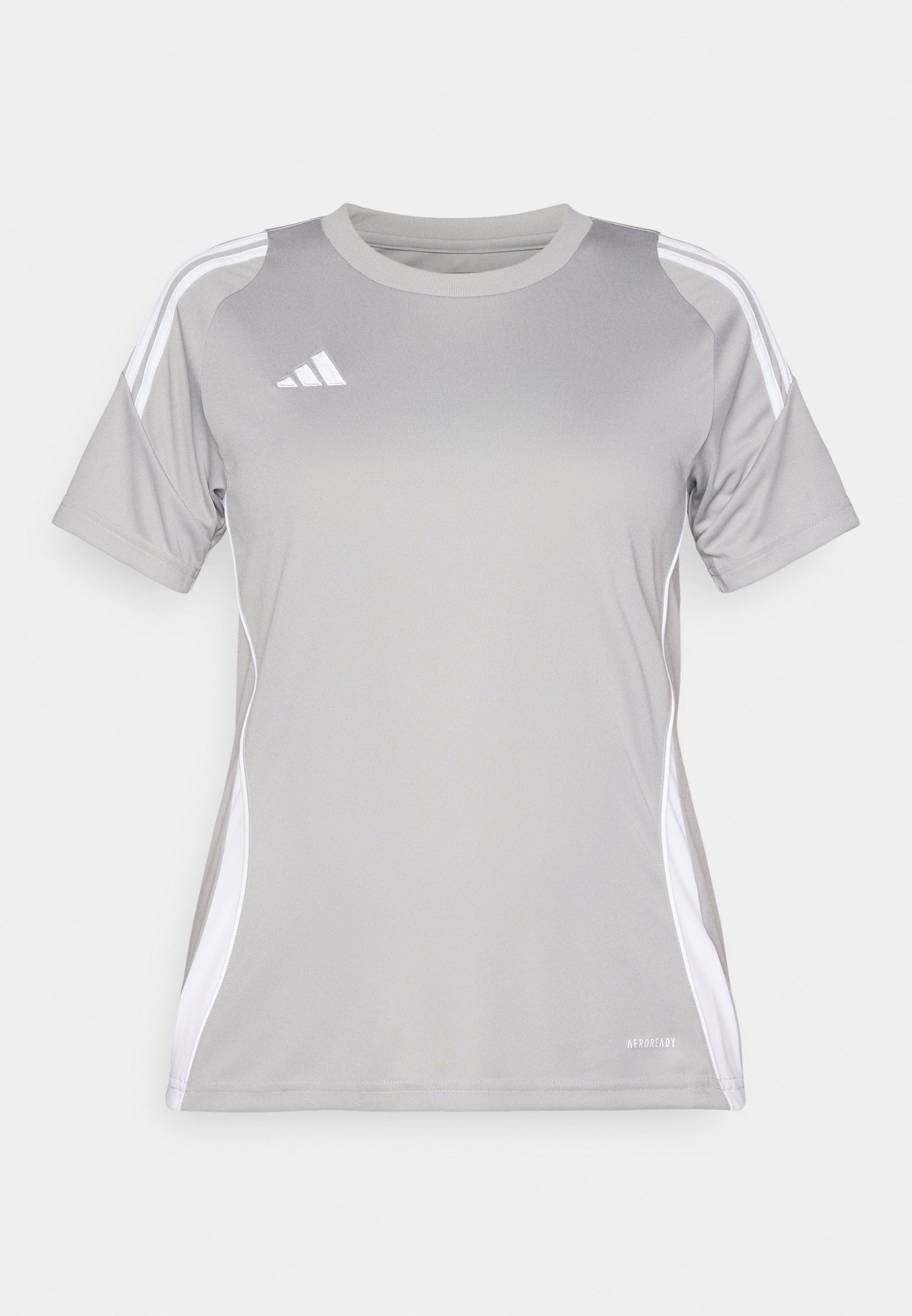 adidas Performance TIRO24 WOMEN - Sport T-shirt - team middengrijs/wit