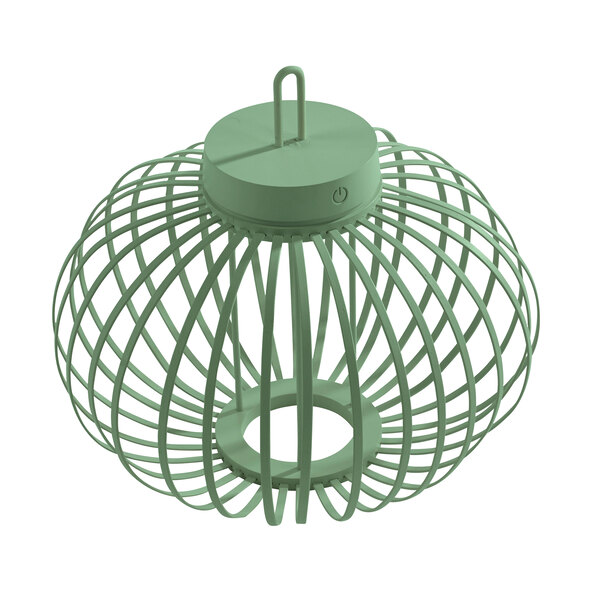 Lampă de masă și de podea Korga LED cu baterii, verde, Ø 36 cm