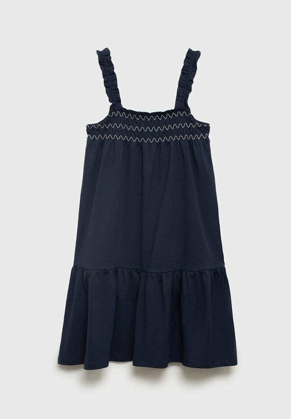 Mango Kids KID AMELIA - Denim jurk - donkerblauwe denim