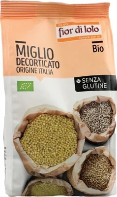 Lotusbloem Biologische glutenvrije gepelde gierst 400 g