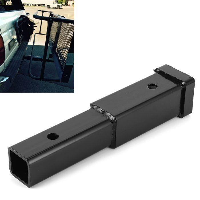 Prolunga per gancio di traino SALALIS da 12 pollici, tubo quadrato in acciaio da 500 libbre per auto di piccole dimensioni