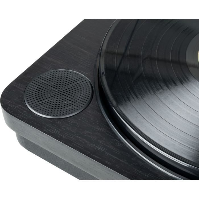 Giradischi Bluetooth - THOMSON - TT650BT - Registrazione USB - 2 altoparlanti - Nero