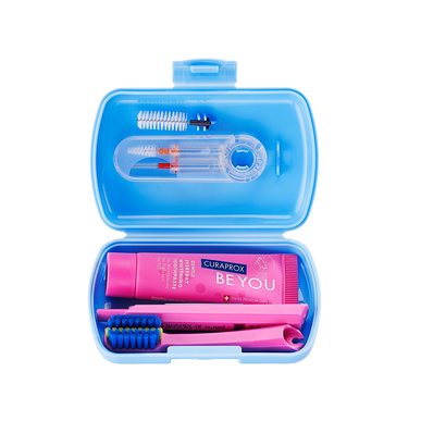 Curaprox Be You Ortho sada pro ústní hygienu modrá 1 kus 1 kus