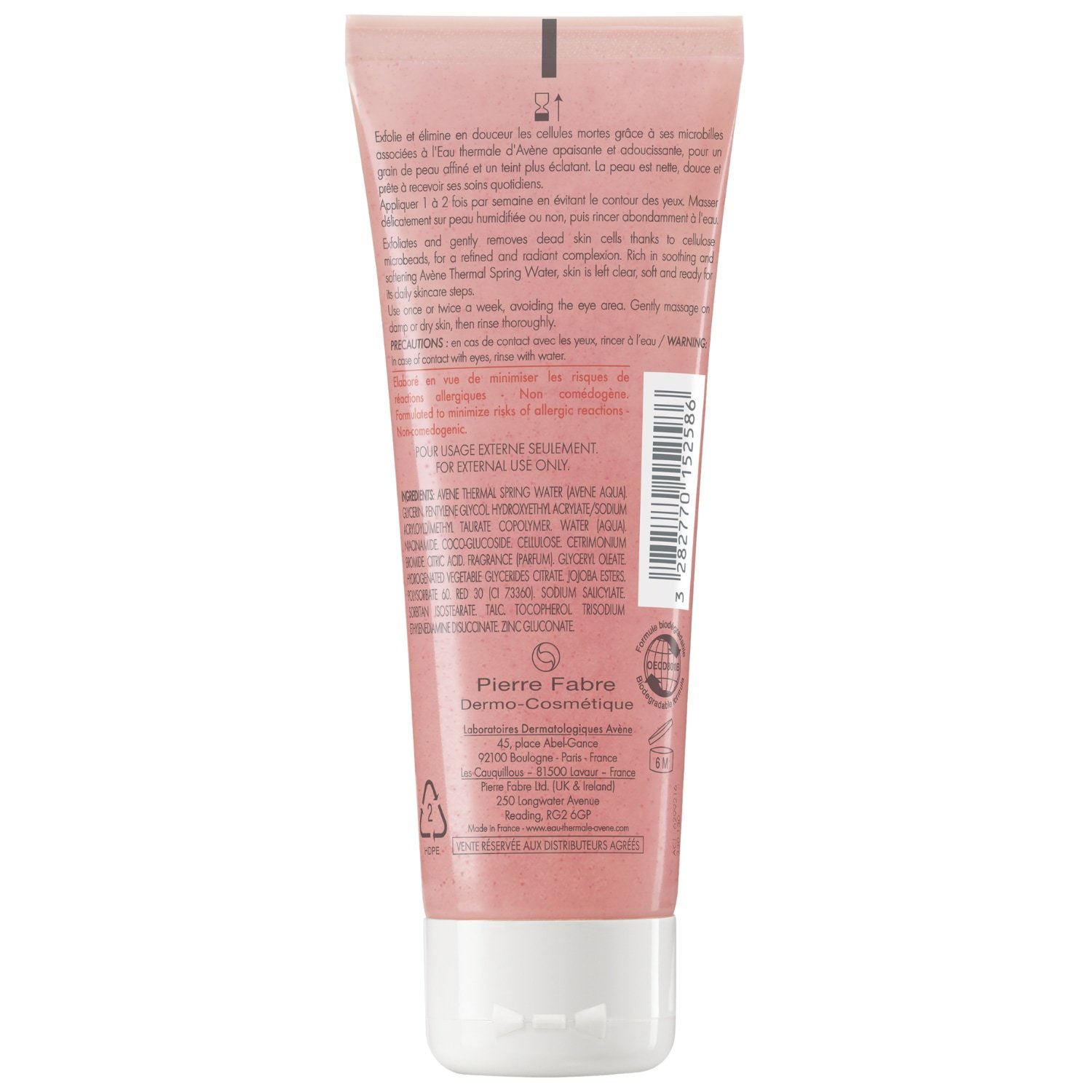 „Avène Face Peeling Essentials“ švelnus šveičiamasis gelis – 75 ml