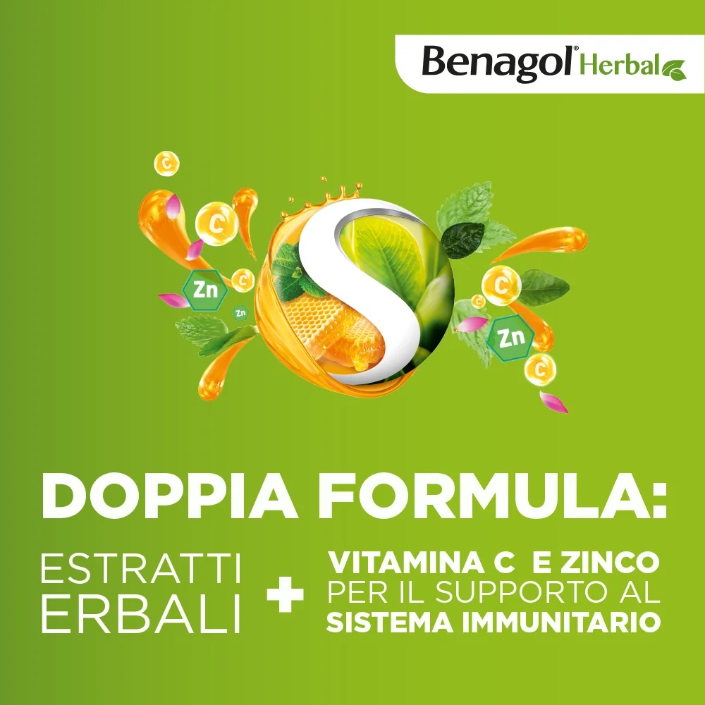 BENAGOL Benagol Herbal Med 24 pastilles pour la santé de la gorge