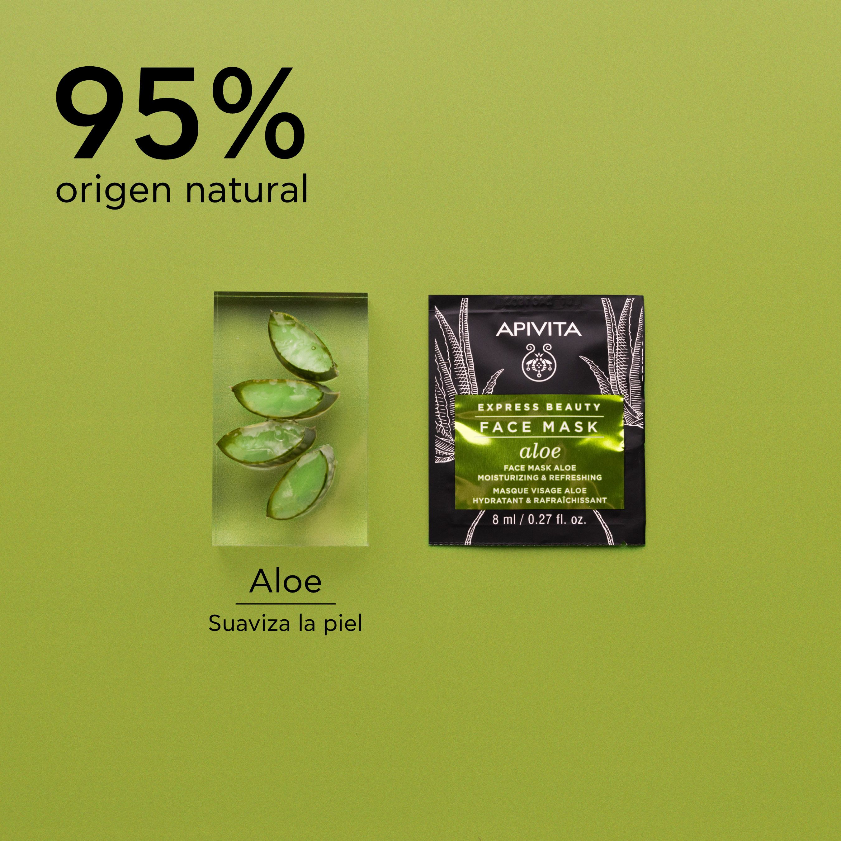 Hydratačná a osviežujúca pleťová maska s aloe vera Pleťové masky