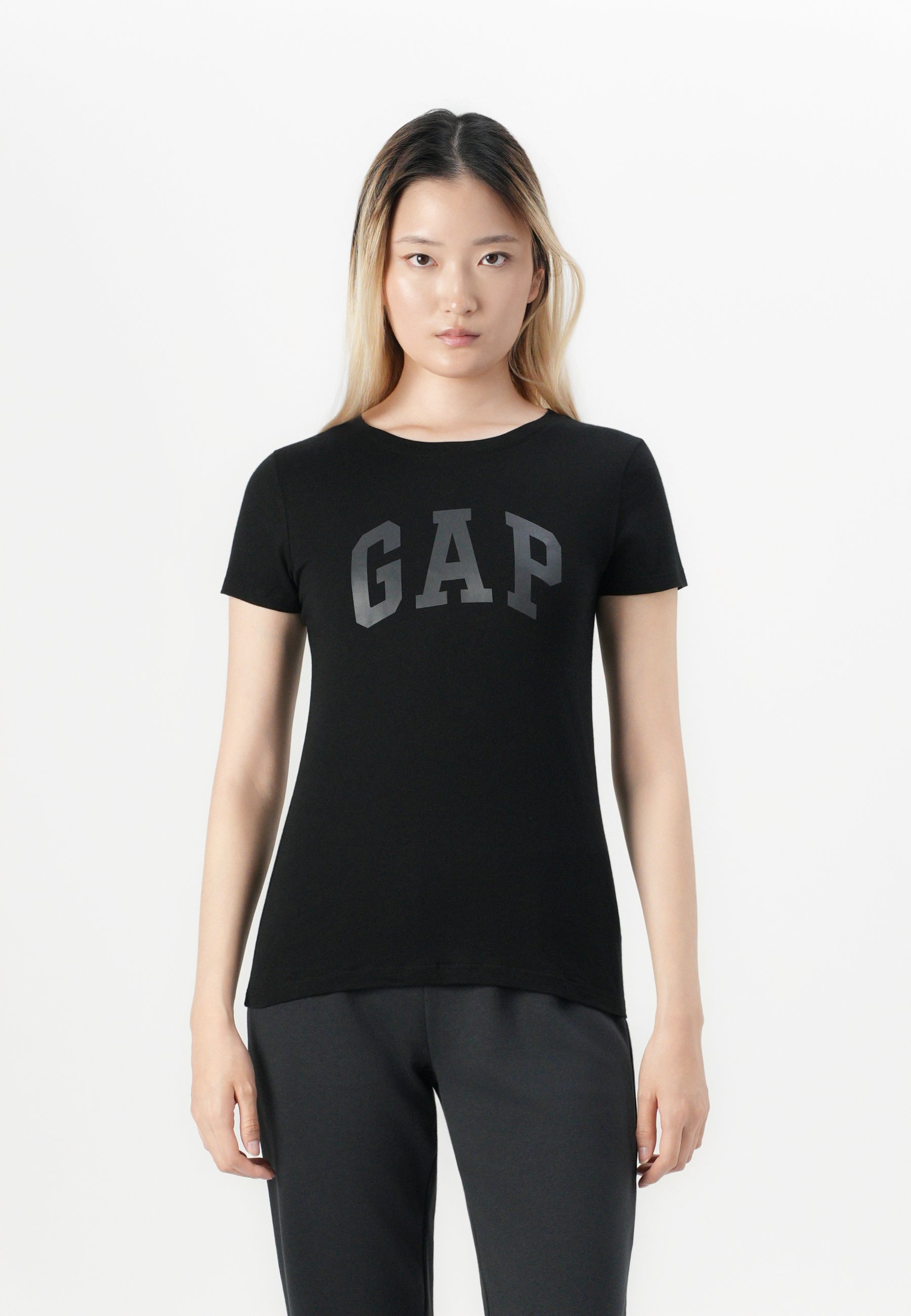 GAP LOGO TEE 2 PAKIRANJE - Majica s printom - smeđa boja