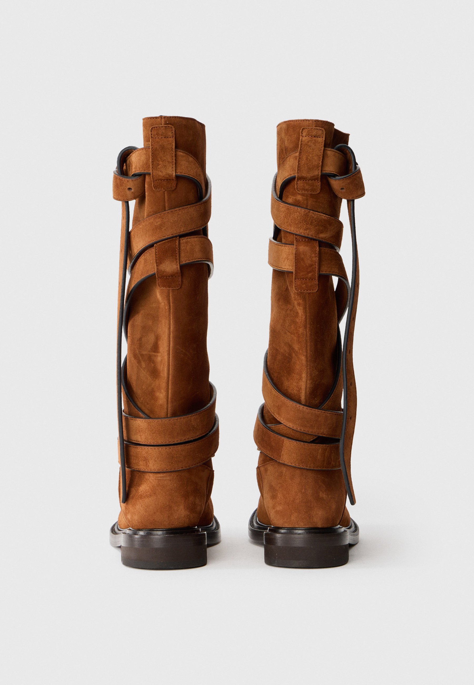 MOSCHINO saapad - roostepunased
