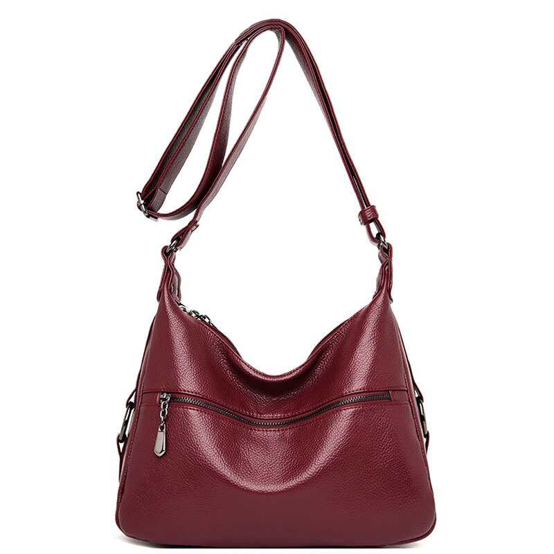 Borse a tracolla da donna in morbida pelle firmate, borse a spalla alla moda, borse a tracolla da donna, Sac A Main