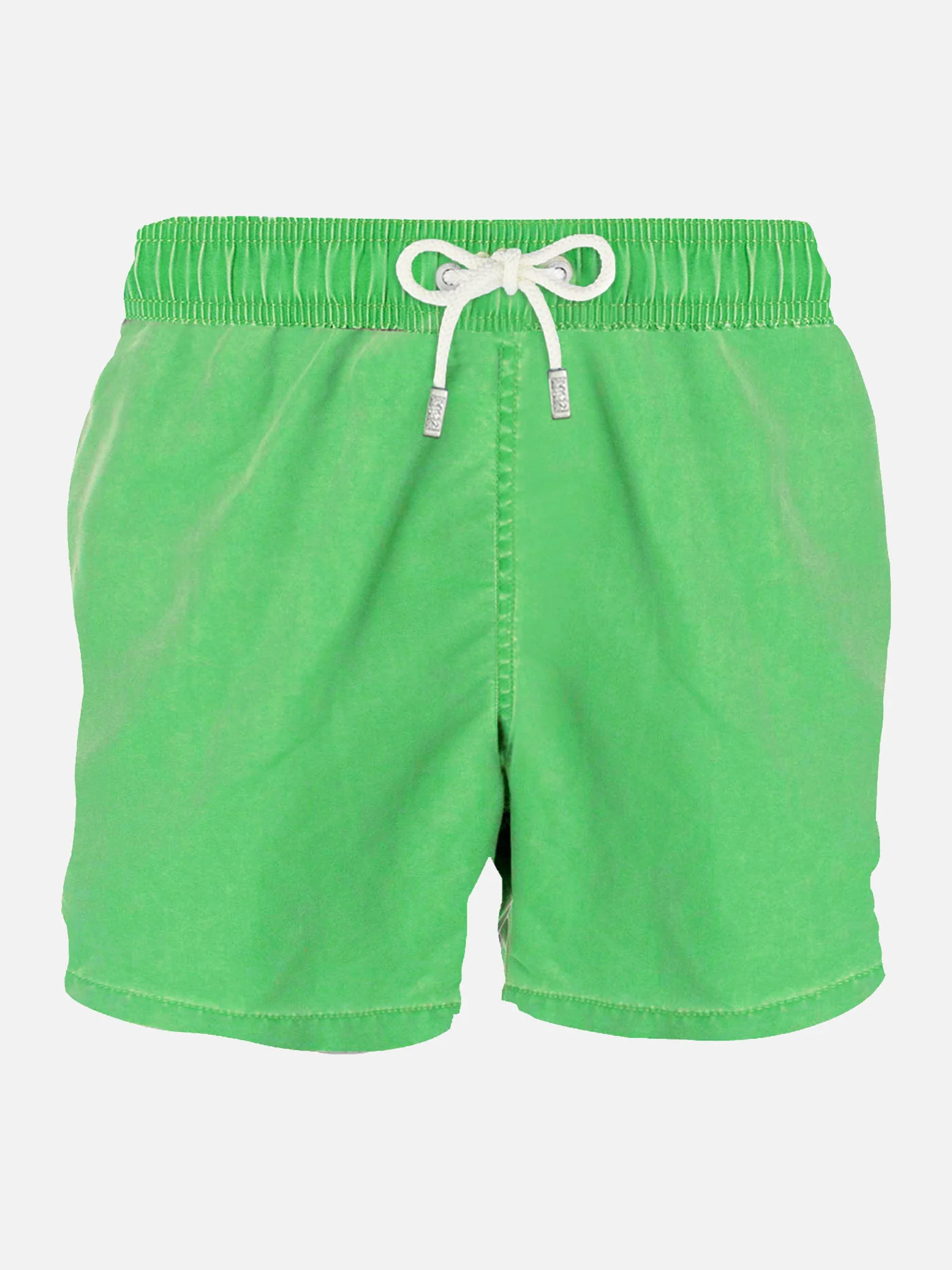 Heren zwempak in lichtgroen met een vervaagde look