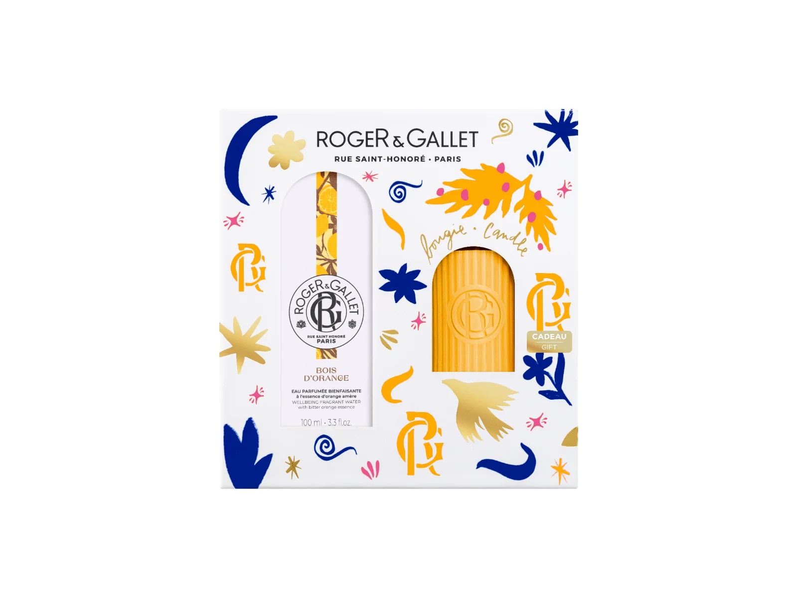 R&G Roger & Gallet Noel Bois D'Orange Geurend Water + Kaars Set