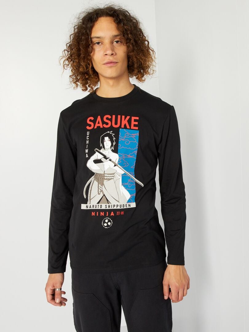 Camiseta 'Naruto' - PRETA