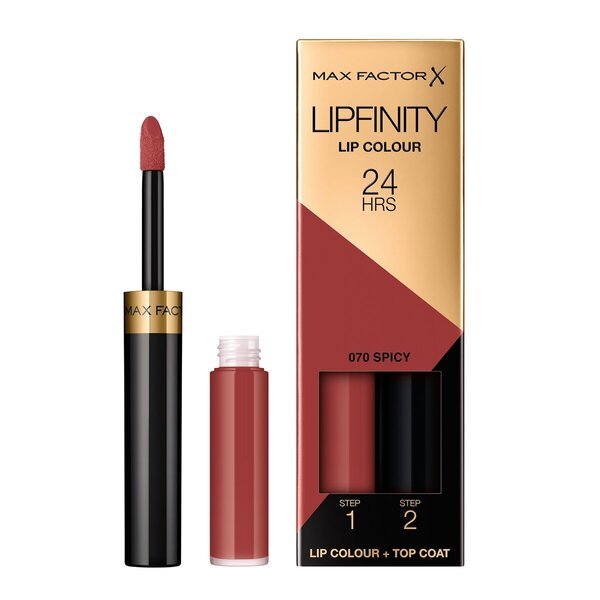 Max Factor Lipfinity ruž za usne 070 Spicy 2-Step dugotrajni ruž za usne 2.3ml