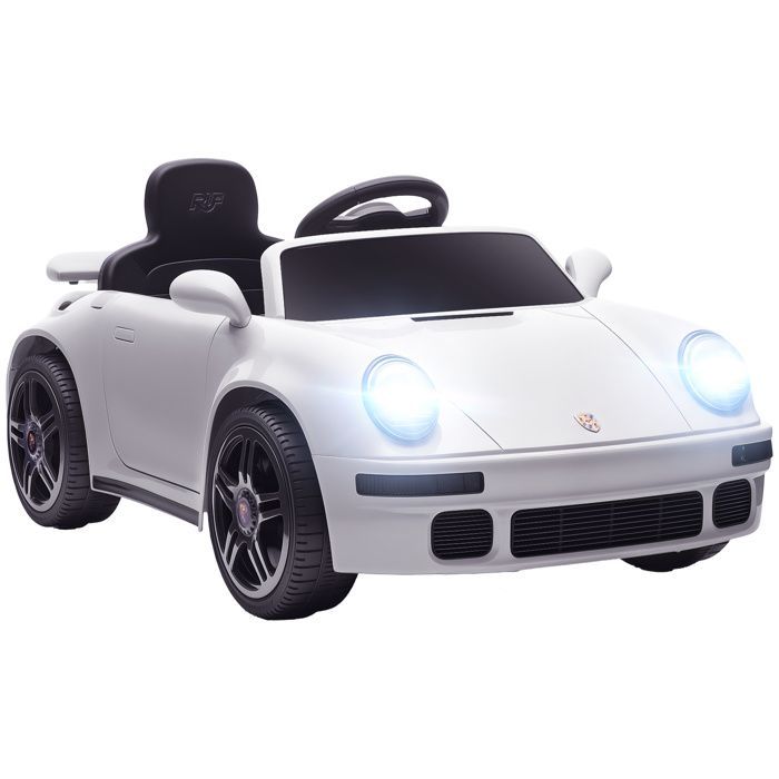 Children's Electric Car - AIYAPLAY - 2.4G Remote Control, Headlights, Music, Horn - PP and Metal - 103 x 55 x 44 cm - White