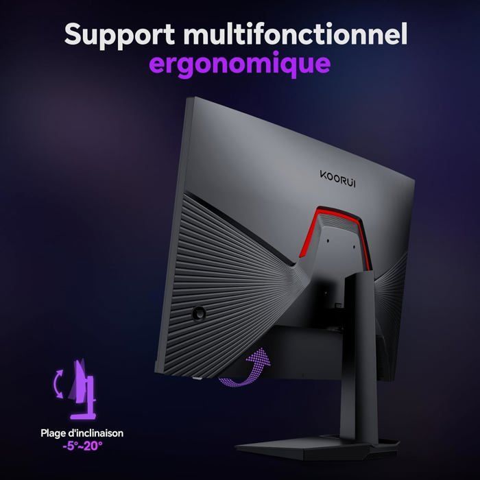 Monitor para PC Gamer - ETHNICS ORIGINS - 27 pulgadas - IPS QHD rápido 2560x1440 - 200Hz - 1ms GTG