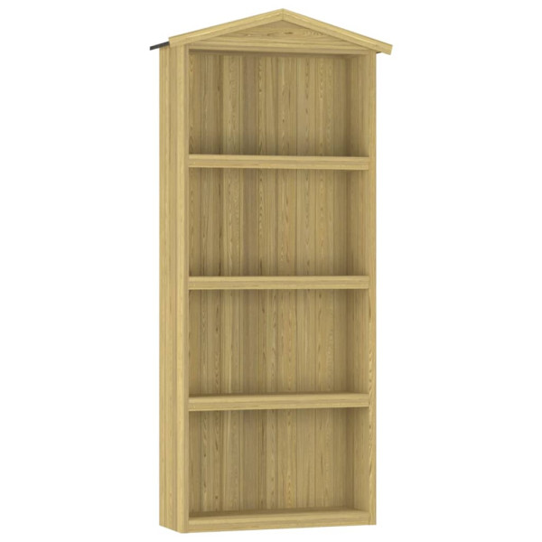 Szopa Brąz 87 x 33 x 222 cm Drewno sosnowe vidaXL