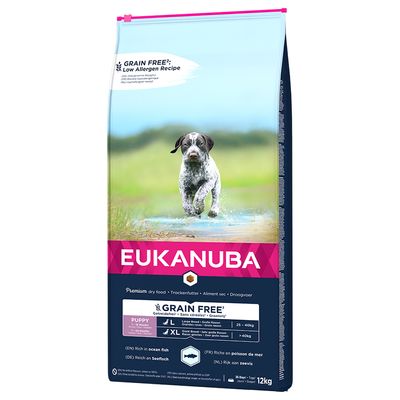 Eukanuba Grain-Free Large Breed Puppy z rybami oceanicznymi