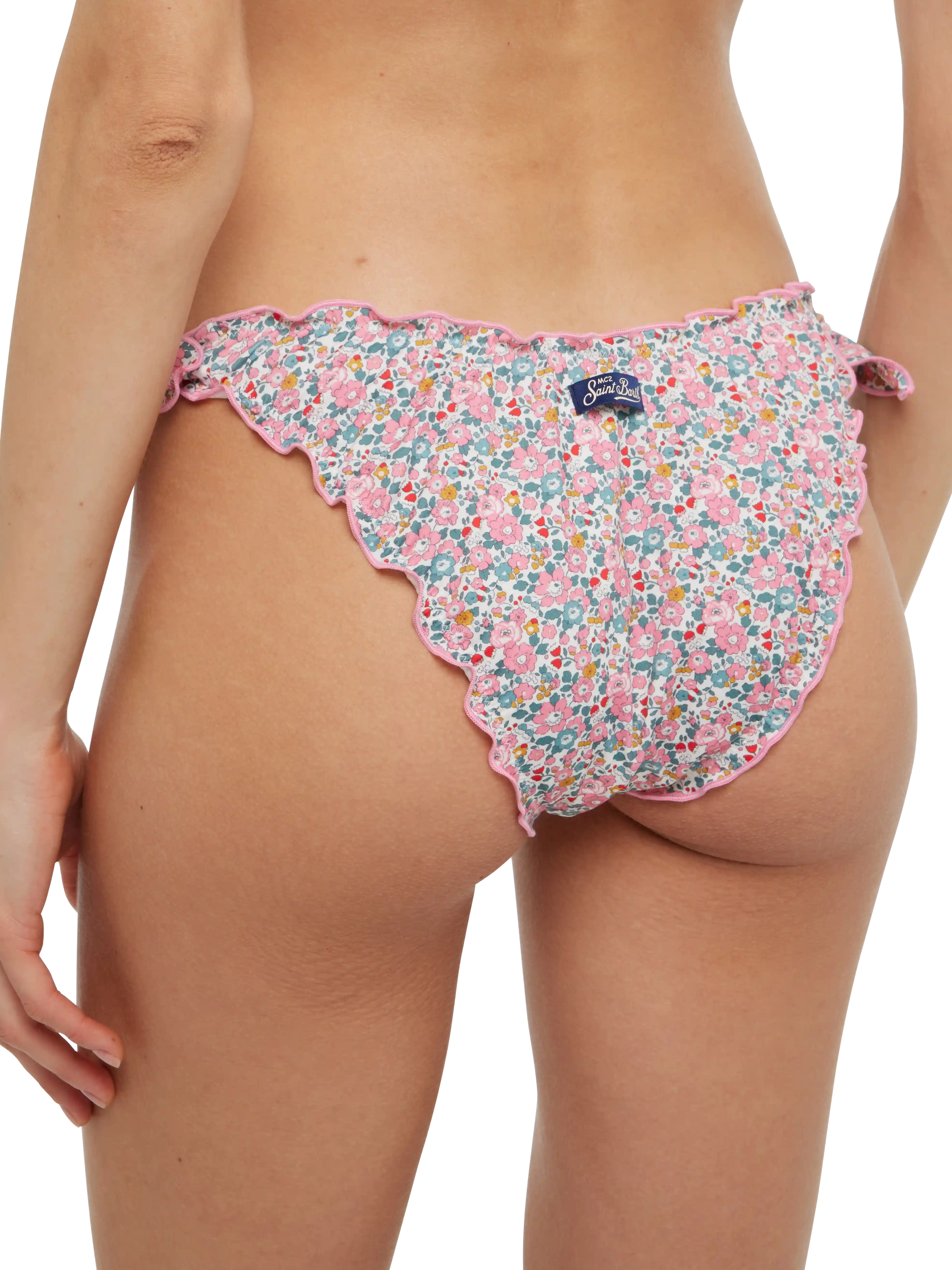 Klassieke Boogschutter Maandriehoek Bikini met Betsy Ann Print | MADE