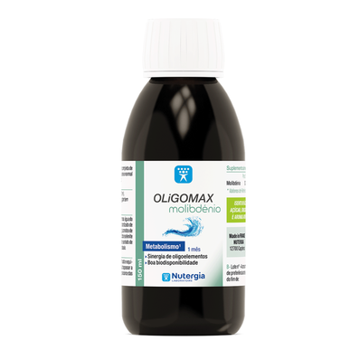 Nutergia OliGomax Molybden Metabolismetilskudd Metabolismestøtte 150 ml 150 ml